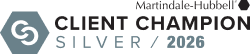 Martindale-Hubbell Silver Client Champion recognition, 2026